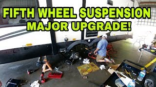 Adding Suspension And Shocks To Fifth Wheel Rv Youtube Adding Suspension And Shocks To Fifth Wheel Rv Youtube