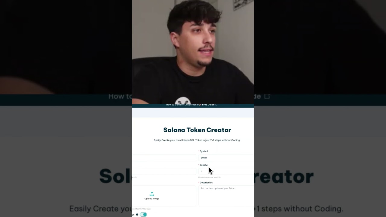 Create Solana Meme Coin Successfully (+1M Memecoin) no-code - YouTube