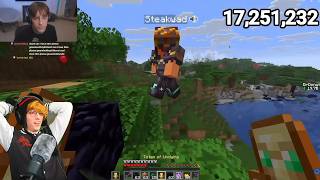 KreekCraft Reacts to DrDonut killing Steak Minecraft..