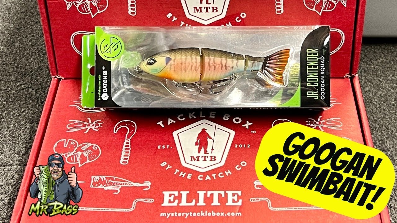 Mystery Tackle Box August Unboxing - GOOGAN SWIMBAIT - OVER $63