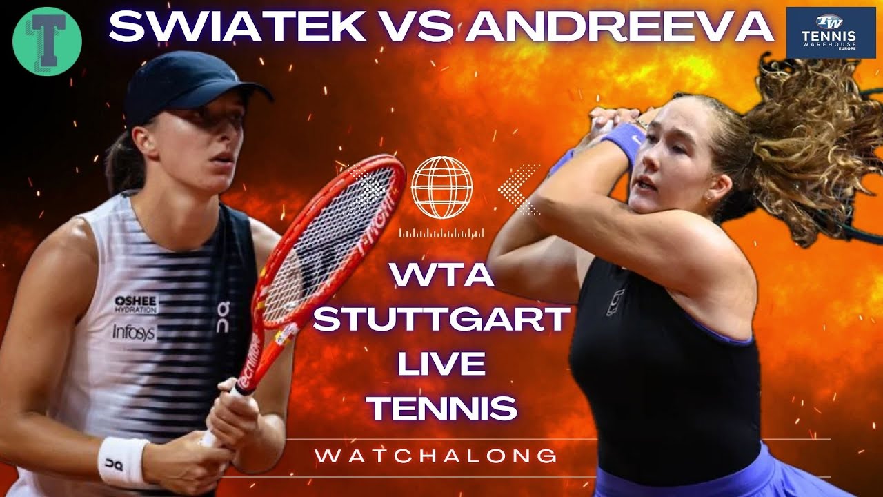Iga Swiatek vs Mirra Andreeva | WTA Stuttgart 2026 | Quarter-Final
