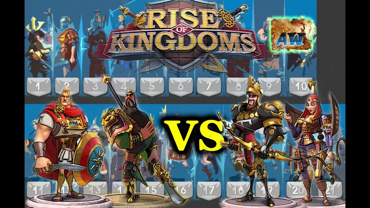 Rise of Kingdoms: Томирис, Эдвард, Лисонг против ГуаньЮй+Александ.