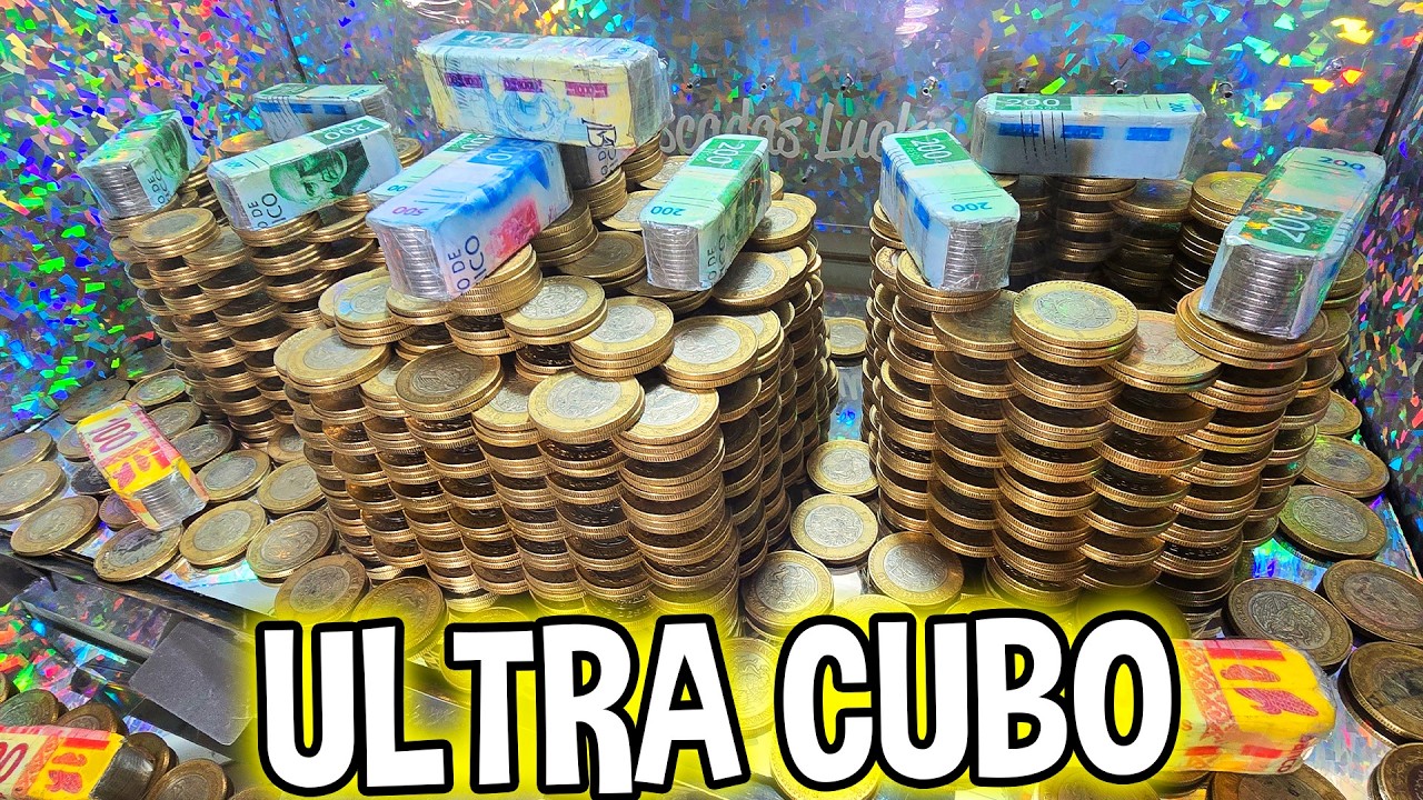 Este Cubo está REPLETO DE MONEDAS #parati #coinpusher #maquinastragamonedas #youtube #mexico
