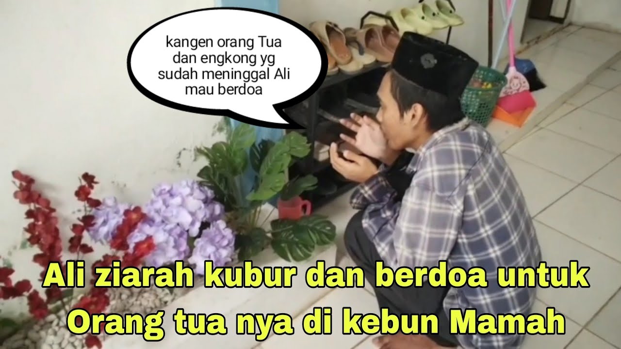 Ali ziarah kubur orang tua nya di kebun Mamah #orangterlantar #rumahsakitjiwa #gangguanjiwa #odgj 