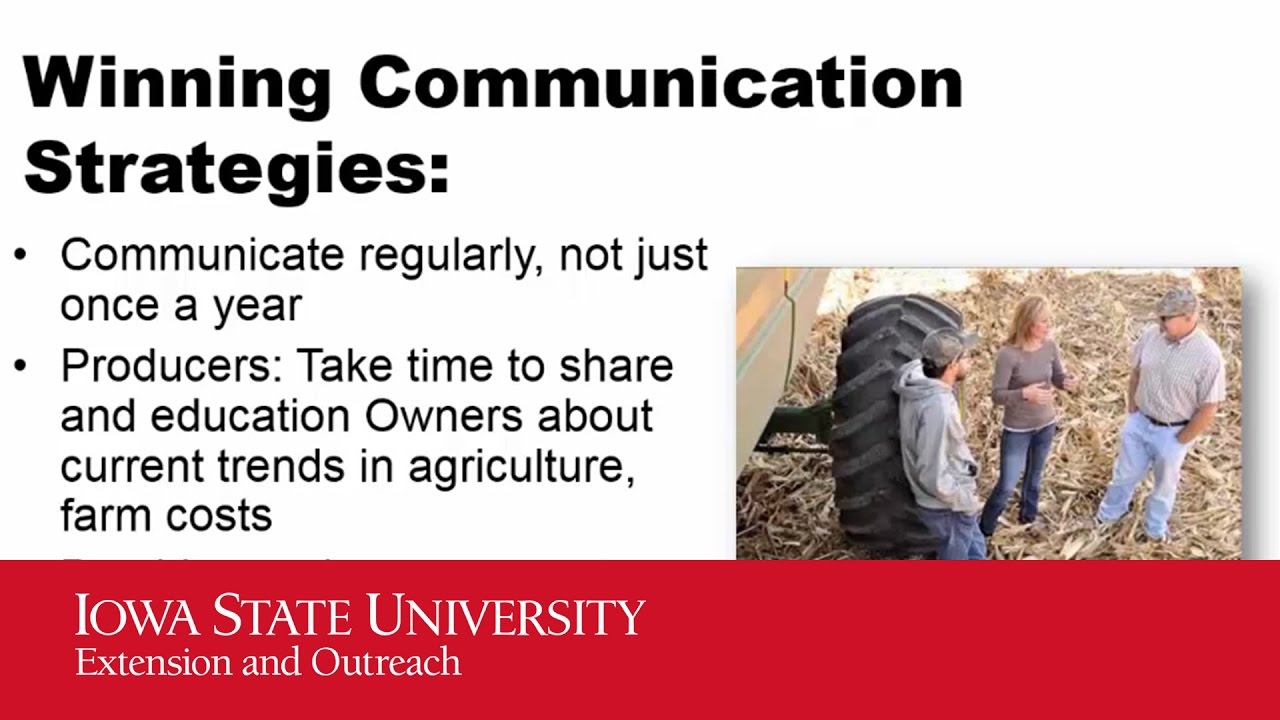 cost of leasing farmland 2016 Iowa Farmland Leasing - Communication