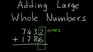 Adding Large Whole Numbers