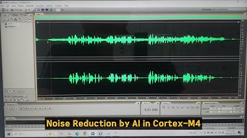 Noise Reduction by AI in Arm Cortex-M4 (processing in real time)