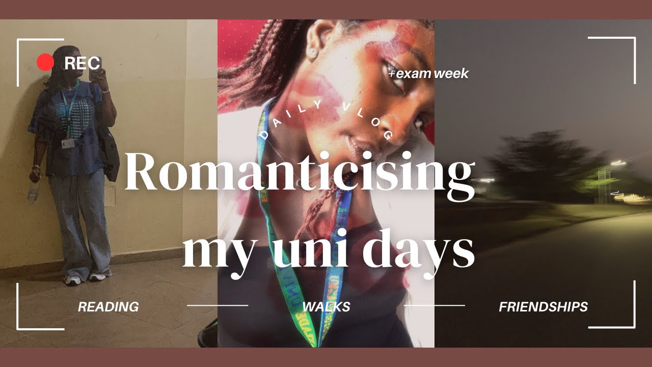 Romanticising my uni days: Exam Week+Exploring friendships+study time …..