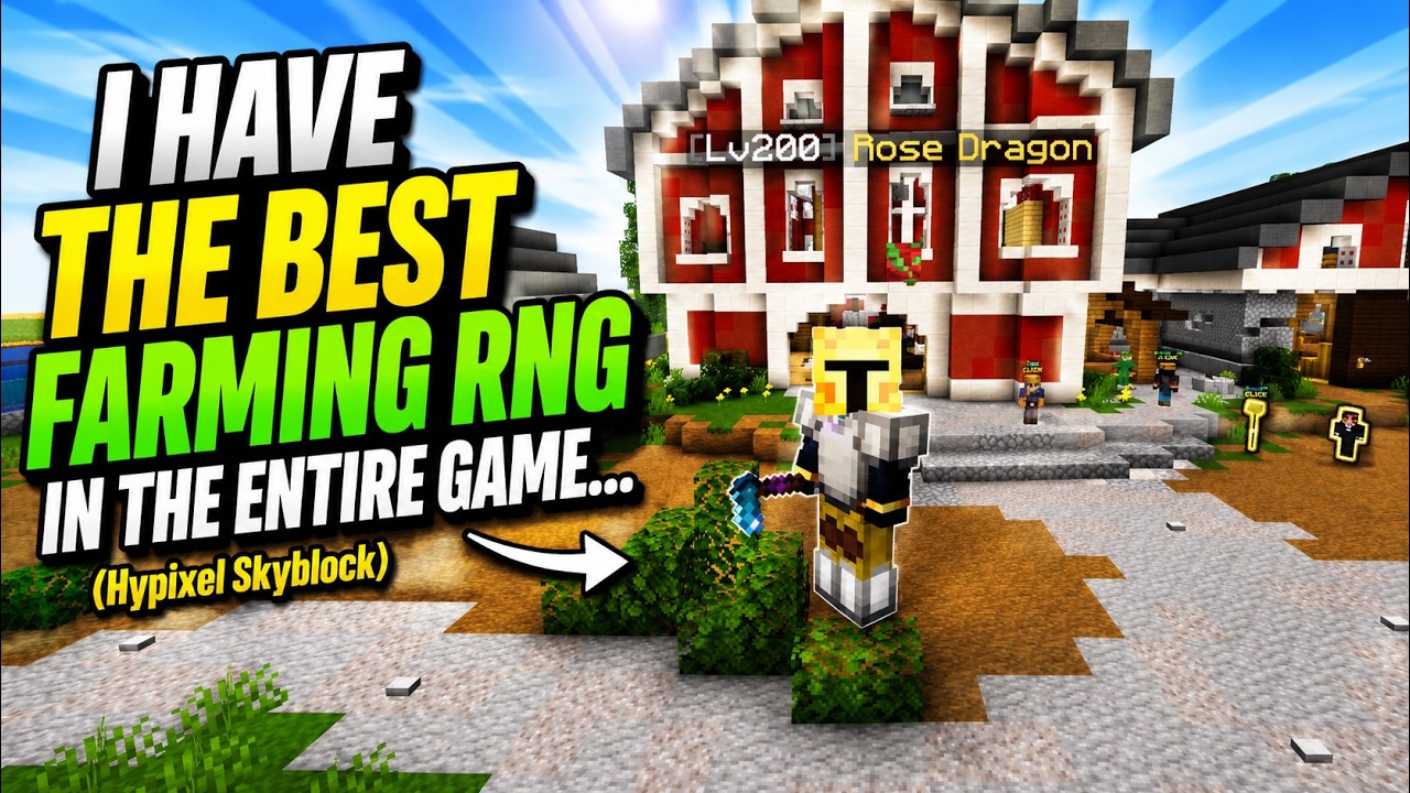 I have The Best Farming RNG In The Entire Game..... (Hypixel Skyblock)