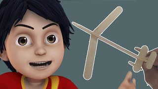Plane in Cartoon | How to Make Plane like Shiva Cartoon Episode 76 | DIY 101