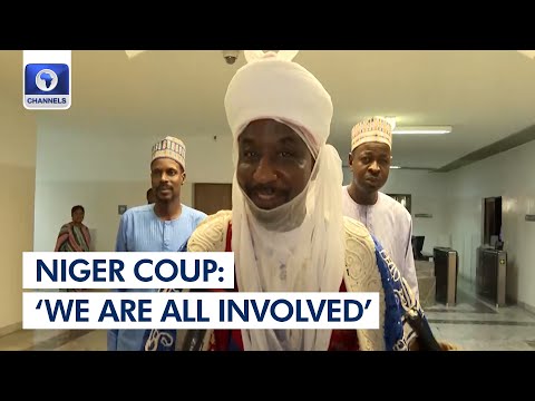 Sanusi Meets With Niger Coup Leaders, Briefs Tinubu On Mediation Talks