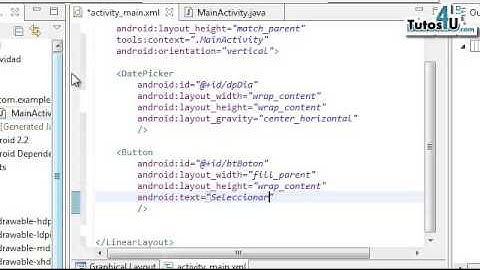 DatePicker. Tutorial 142 en Español. Desarrollo de Aplicaciones Android.