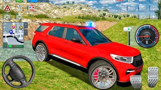 New Police Simulator 2026: Driving Red SUV Police Chase Simulator 3D - Car Game Android GamePlay screenshot 1