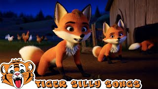 Watch These Sneaky Little Foxes Hunt Under The Moonlight!