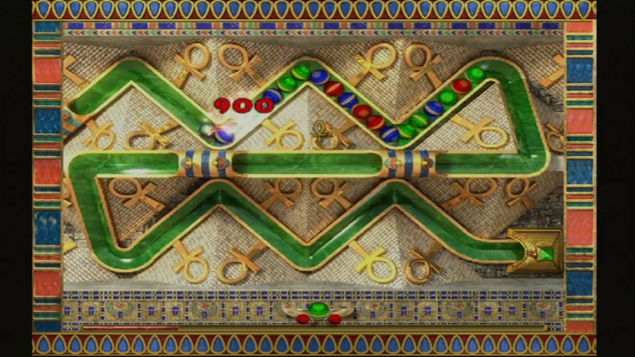 Luxor: Pharaoh's Challenge Hardcore Adventure Play Stage 1 Nintendo Wii (DailyRacePro)