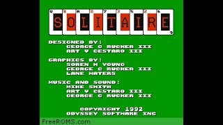 Ultimate NES Challenge #11/800  - Solitaire screenshot 2