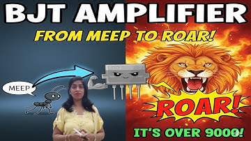 Transistor Amplifier using BJT/E4@Genius Physics by Dr. Divya Jyoti