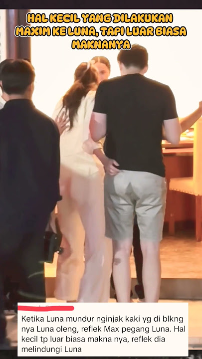 Hal kecil yang dilakukan Maxime ke Luna, tapi luar biasa maknanya #short #lunamaya #maximebouttier