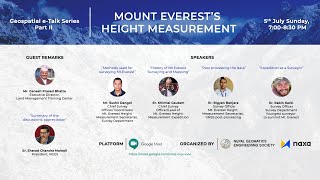 Webinar on Mount Everest Height Measurement Project