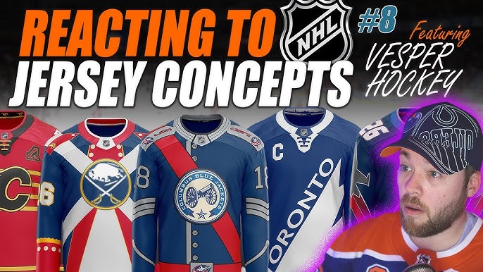 AJH Hockey Jersey Art: Crazy concept in a good way, and an mess up