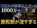 【格差拡大】NISAで1000万円投資した結果と将来の節税額が凄すぎる件『オルカンとS&P500』