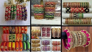 SHALINI'S  LADIES  CORNER ::: GRAND COLLECTION SILK THREAD & FANCY BANGLES FOR U .