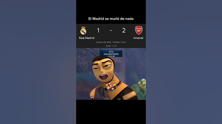 No hubo remontada ni nada 🤣 #futbol #humor #realmadrid #arsenal #championsleague #memes #viralvideo
