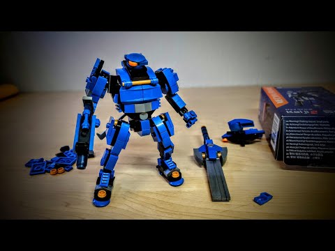 MyBuild Kei Ji 2 5017 -- cool lil mecha brick kits! - YouTube