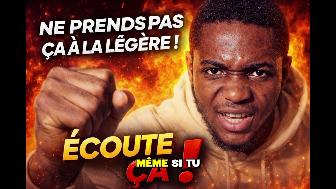 Ne prends pas ça à la légère, écoute ça!