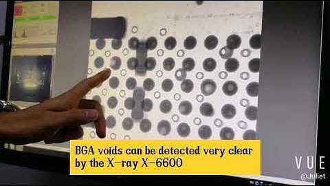 SMT PCBA PCB X-ray inspection system BGA voids quick calculate