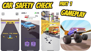 Car Safety Check Game All levels Part 1 Gameplay Walkthrough (Android-iOS)