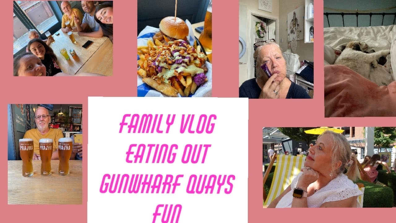 Family Vlog, Gunwharf Outlet Shopping, Afternoon Tea, Meal Out, A Ferry