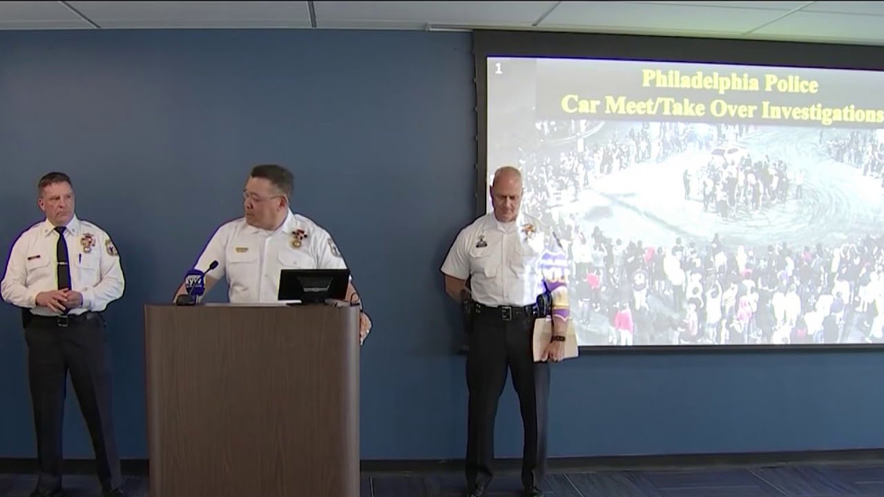 Philly police announce car meetup, ATV and dirt bike crackdown - YouTube