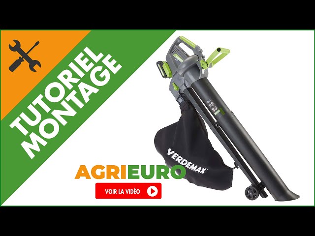 Aspirateur-souffleur a feuilles à batterie Verdemax sur