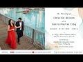 Wedding ceremony live streaming of christin wilson with santa merlin ciby