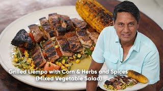 Goma At Home : Inihaw Na Liempo With Grilled Corn And Mixed Veggies