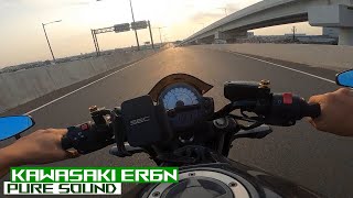 Kawasaki ER6N Pure Raw Sound | Ride with my Big Bike | NLEX | Expressway