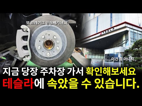 모델Y RWD 오너분들 지금당장 확인하세요. 테코에 속았을 수 있습니다.