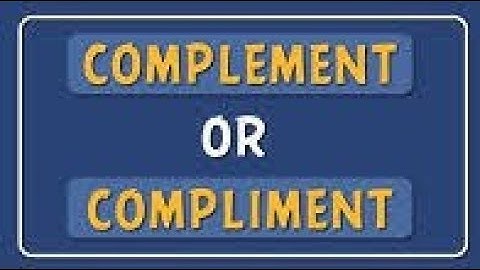Compliment or Complement | Common English Mistakes Homophones | Letstute English