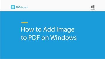 How to Add Image to PDF on Windows