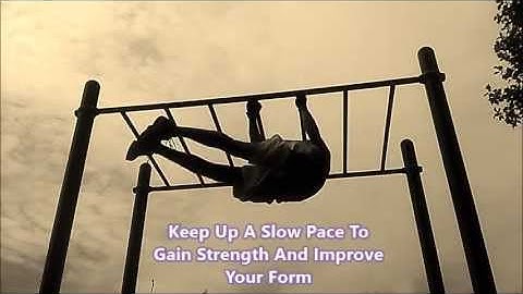 Monkey Bars Windshield Wipers (Core Strengthening) Demonstration