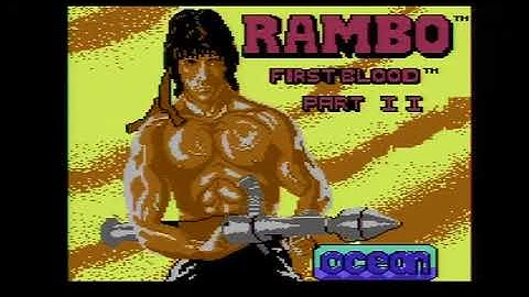 Rambo First Blood part II - Ultimate64 (Initial firmware release) with emulated SID & Real SID