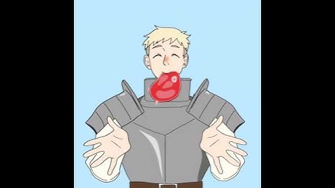 hungryyy #anime #animeart #art #dungeonmeshi #deliciousdungeon #laios #animationmeme