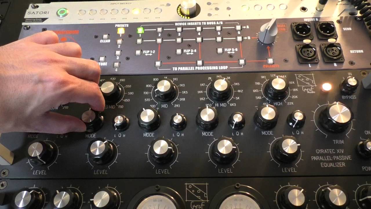 gyraf audio gyratec XIV tube eq test on kick drum sound shaping dangerous liaison dangerous music