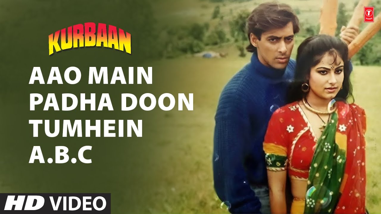 Aao Main Padha Doon Tumhein ABC   Full Song  Kurbaan  Abhijeet Sarika Kapoor  Salman Khan