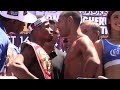 Shawn Porter vs Kell Brook TRASH TALK at WEIGH IN   FACE OFF