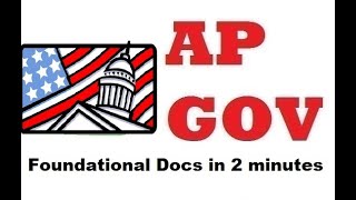 Easy/Quick Ways to Remember AP Gov Foundational Docs (2 Minutes)