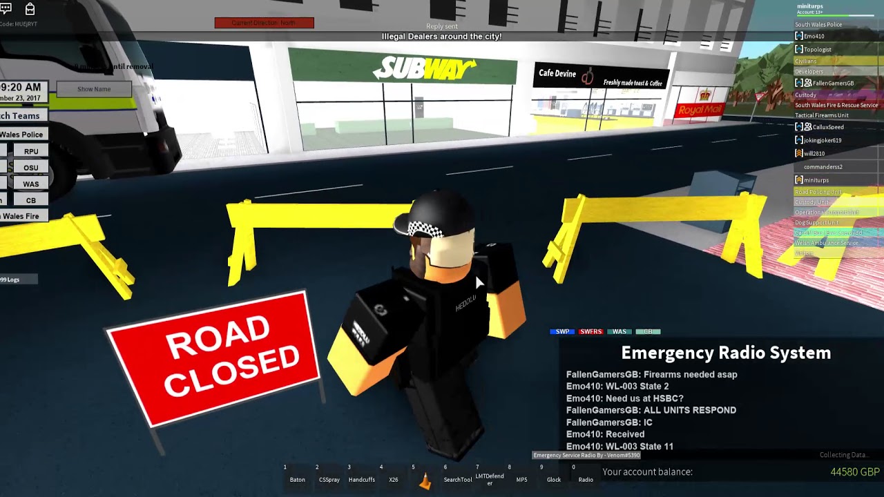 Roblox South Wales Police Officer 9 Bomb Squad - 