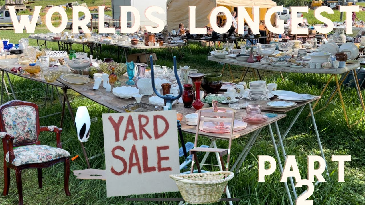 WORLDS LARGEST YARD SALE!! Shop along. Let’s see what we find… YouTube