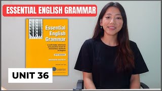 ESSENTIAL ENGLISH GRAMMAR | UNIT 36 | དབྱིན་ཇི་བརྡ་སྤྲོད། | སློབ་ཚན་ ༣༦